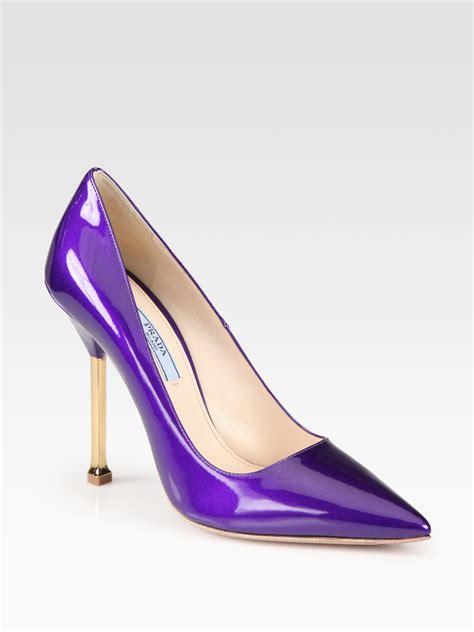 prada purple heels|prada pumps high heels.